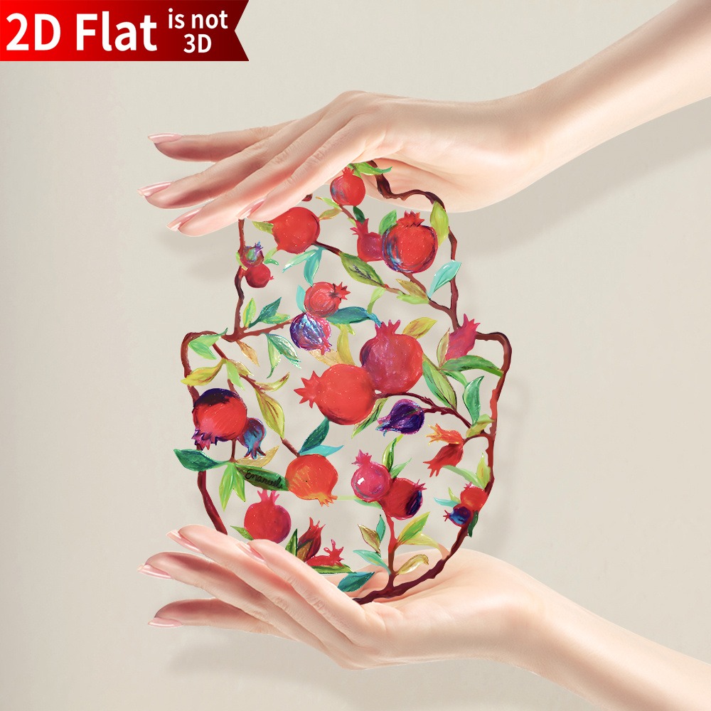 Home Decor - CIFBUY ハムサ メタル製壁飾り、魔除けの目模様と花のモチーフ、リビングや部屋の壁に飾るのに最適な装飾品、ギフトにも。