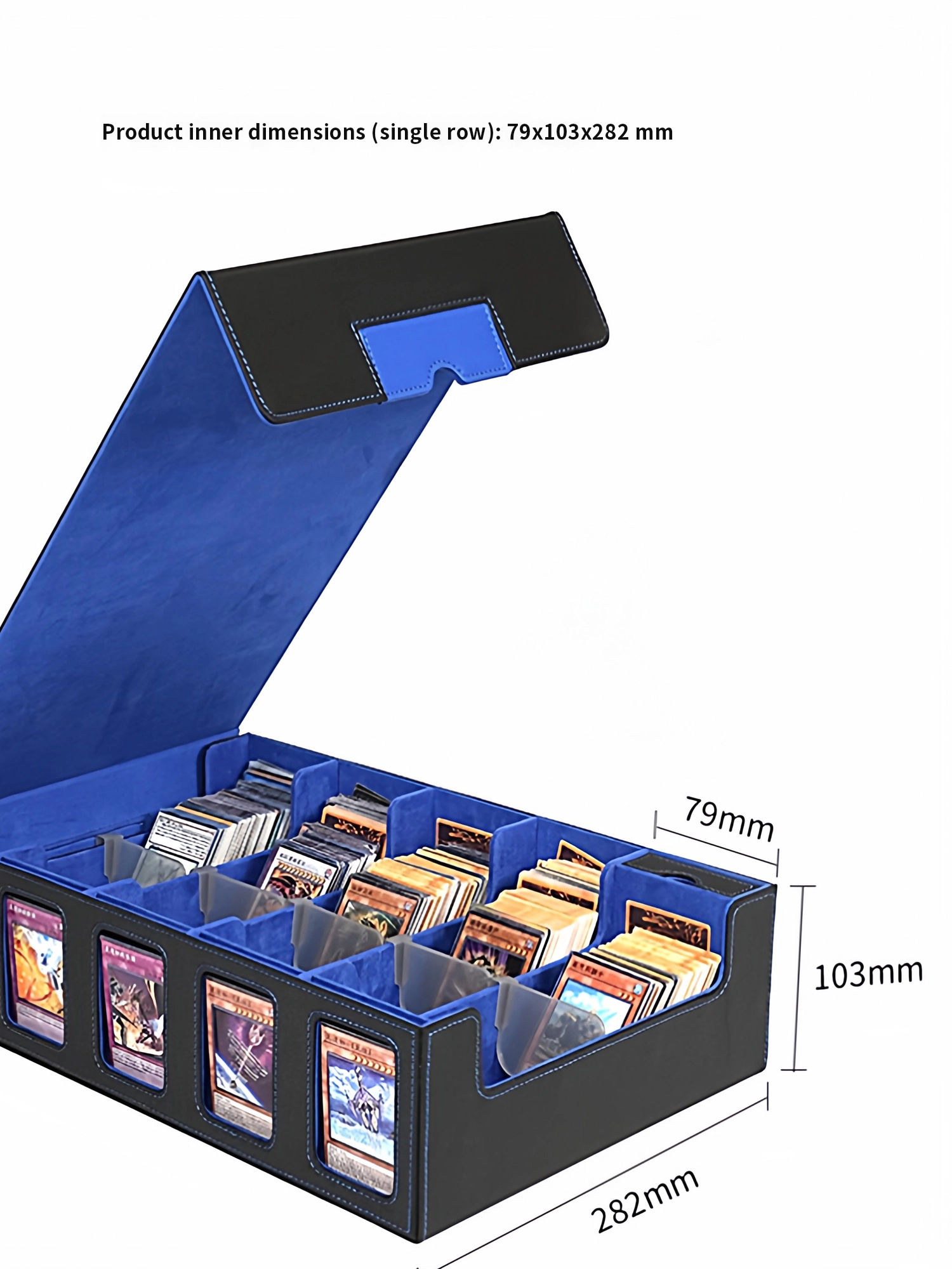 多層構造PUレザー製TCGカード収納ボックス、窓付き大容量オ - Storage & Organization のレビューと価格