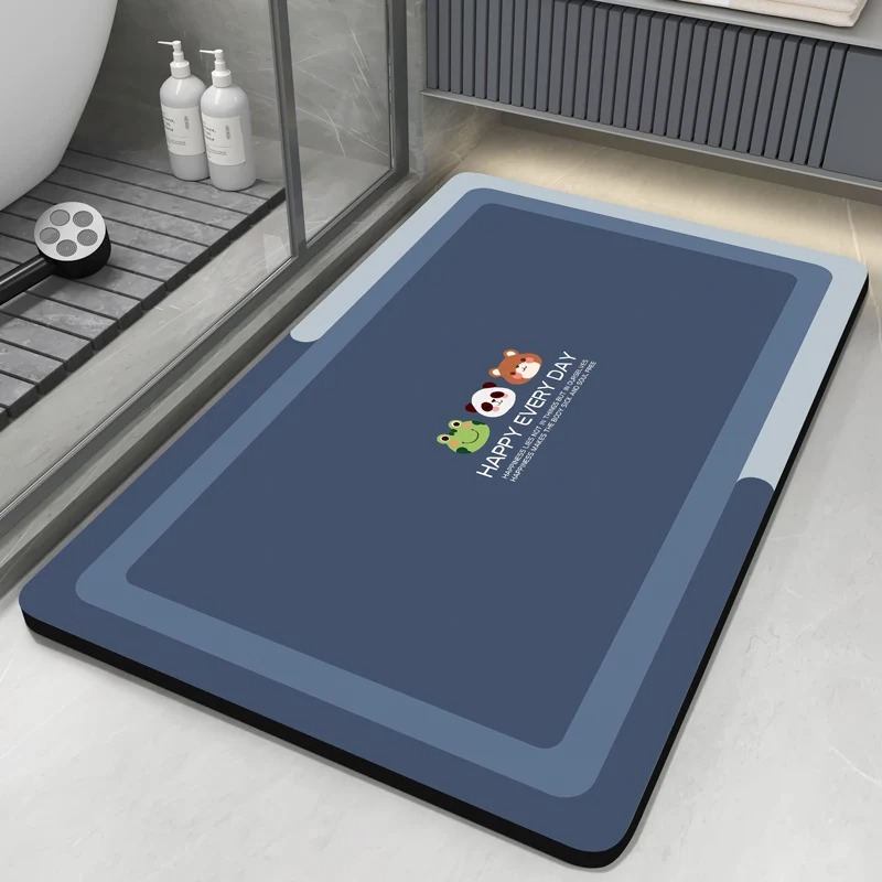 珪藻土バスマット 浴室吸水性滑り止めフロアマット フットカー - Quick Dry Diatomite Bath Mat のレビューと価格